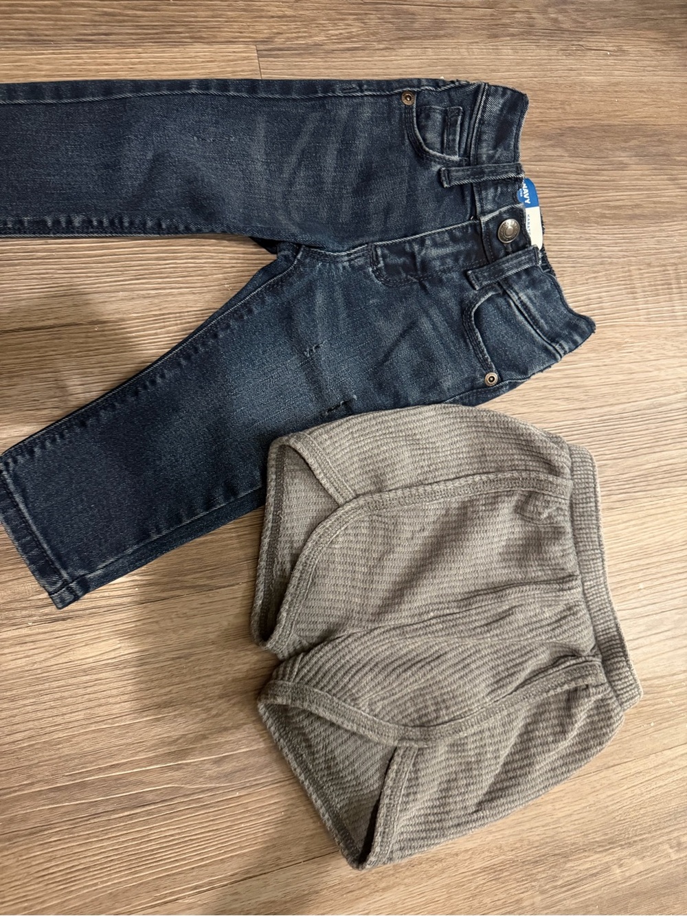 Old Navy Jeans, 12-18 month & 12 month gray shorts